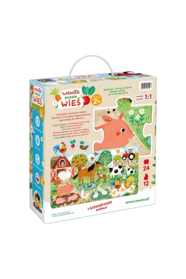 Weso�e puzzle 24 el. Wie� Bright Junior Media