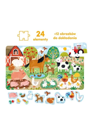 Weso�e puzzle 24 el. Wie� Bright Junior Media