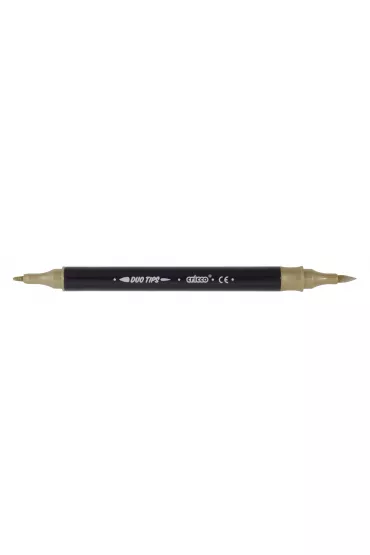 Cricco Pisaki p�dzelkowe metaliczne dwustronne 2 szt.