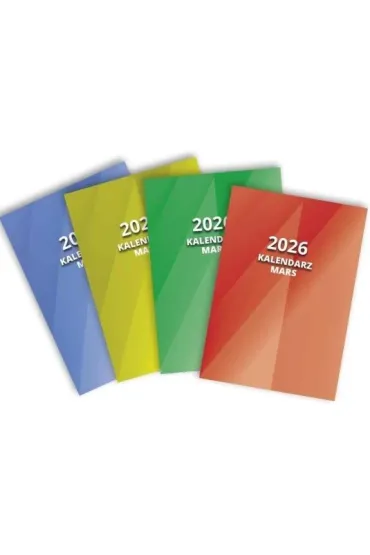 Opress Kalendarz 2026 kieszonkowy Mars mix
