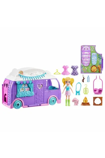 Polly Pocket. Kamper z laleczk� Mattel