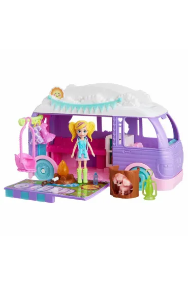 Polly Pocket. Kamper z laleczk� Mattel