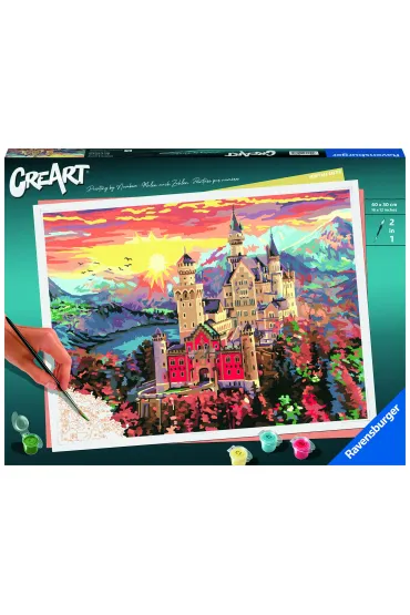 Malowanie po numerach CreArt - Magiczny Zamek Ravensburger