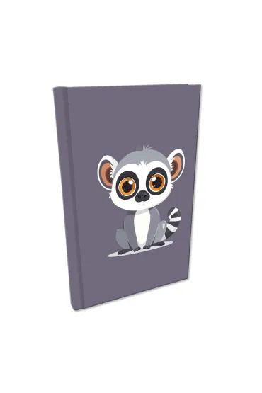 EV-Corp Notes A5 w kratk� Soft Touch Lemur
