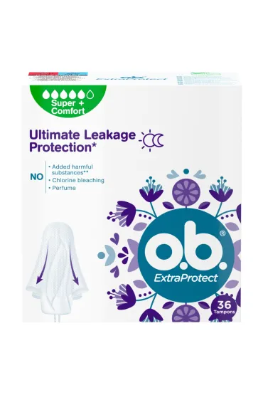 O.b. Tampony ExtraProtect Super+ Comfort 36 szt.