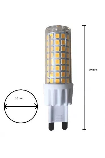Eko-light �ar�wka LED 7W G9 Ciep�a 3000K