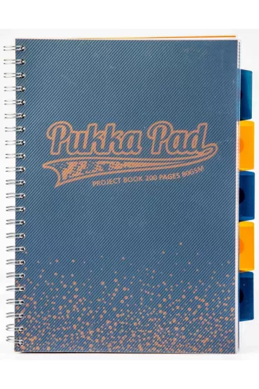 Pukka Pad Ko�ozeszyt A4 Project Book Blush Navy kratka 100 kartek