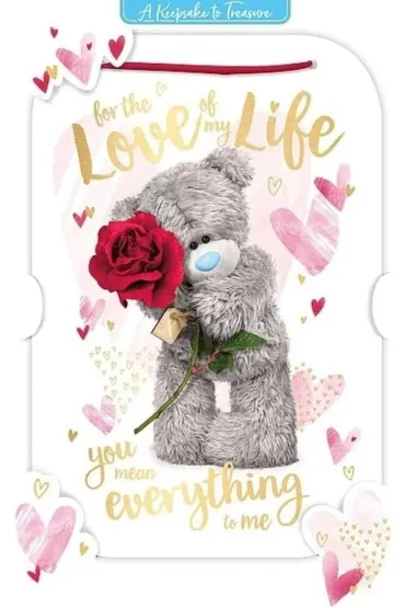 Carte Blanche Karnet holograficzny 3D Fot the love of my life