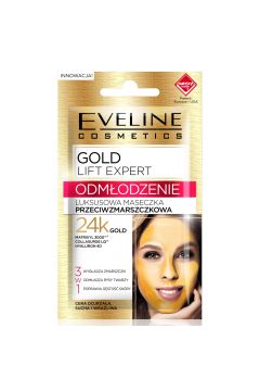 Eveline Cosmetics Gold Lift Expert luksusowa maseczka przeciwzmarszczkowa 3w1 7 ml