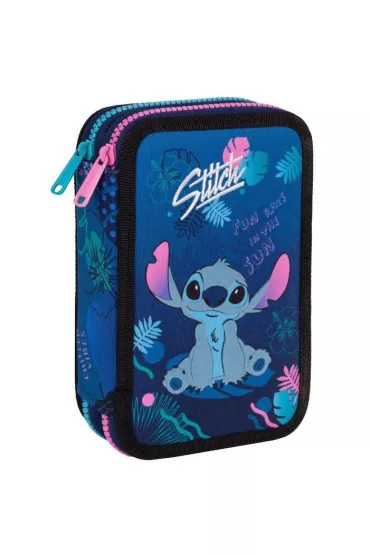 CoolPack Pi�rnik podw�jny z wyposa�eniem Jumper 2 Stitch Blue