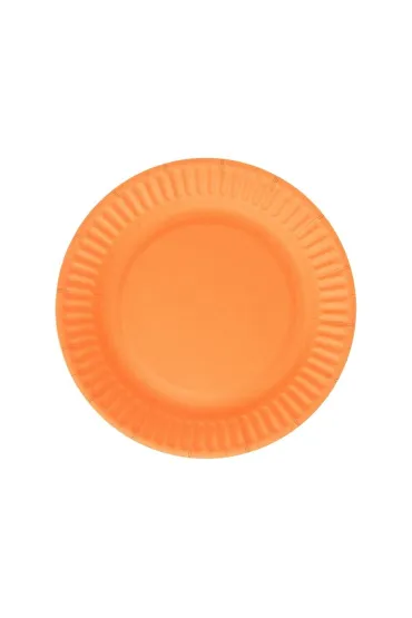 Godan Talerzyki papierowe pomara�czowe 18cm 6 szt
