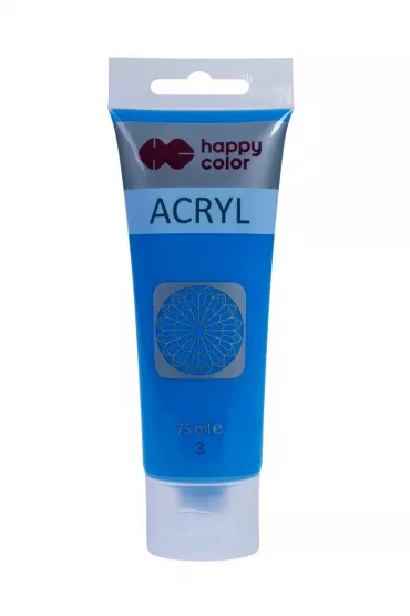 Happy Color Farba akrylowa niebieska 75ml