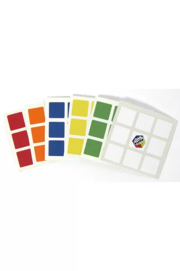 Naklejki z logo Rubik na kostk� 3x3x3