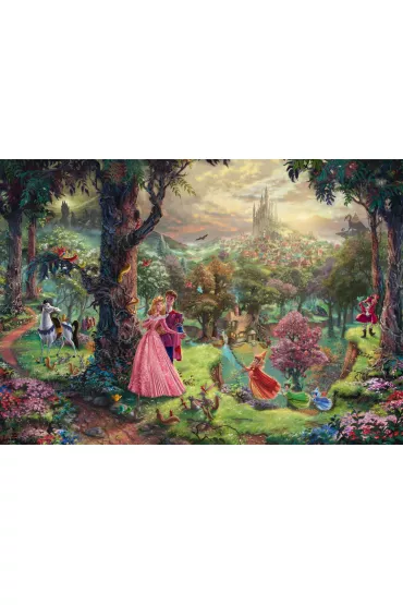 Puzzle 1000 el. �pi�ca Kr�lewna 3 Schmidt - Thomas  Kinkade