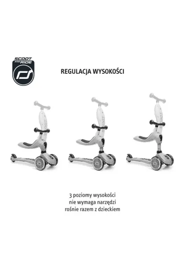 Highwaykick 1 2w1 Je�dzik i hulajnoga tr�jko�owa 1-5 lat Blueberry Scootandride