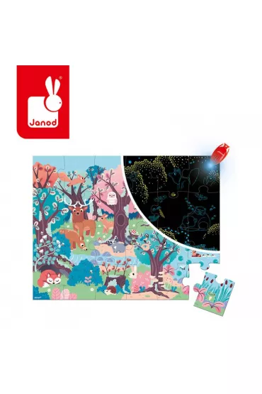 �wiec�ce puzzle z mini-lampk� UV Las Janod