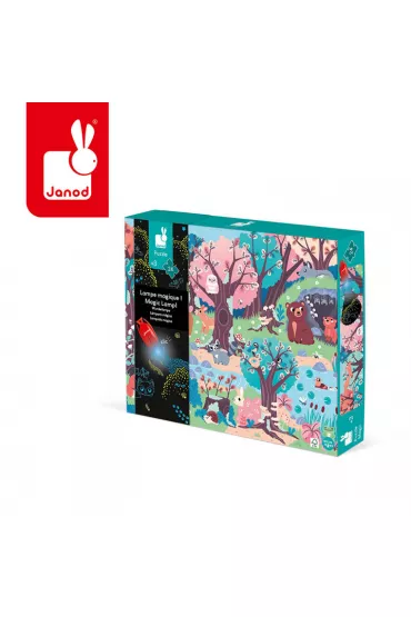 �wiec�ce puzzle z mini-lampk� UV Las Janod
