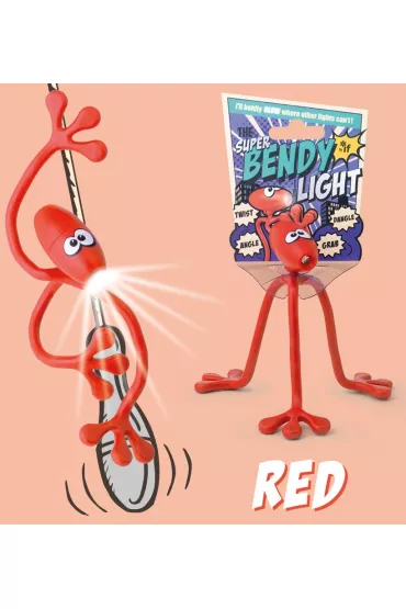 If Super Bendy Lampka do ksi��ki - czerwona
