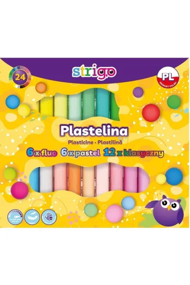Strigo Plastelina 24 szt.