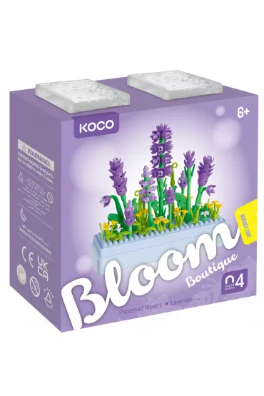 Klocki KOCO kwiaty lawendy 239 element�w