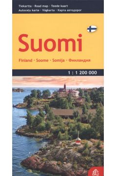 Finlandia mapa 1:1 200 000