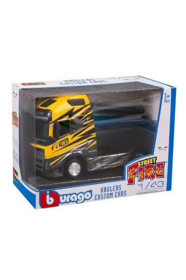 Bburago model volvo fh16 yellow metallic grey 1:43