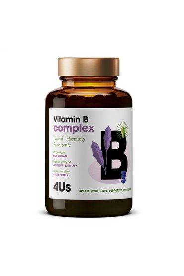 HealthLabs Vitamin B Complex 4Us Kompleks Witaminy B - Suplement Diety ...