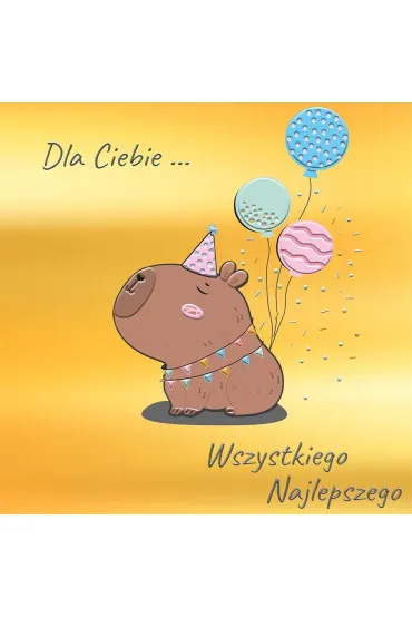 Karnet KW Kapibara dla ciebie