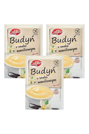 Celiko Budy� o smaku waniliowym bezglutenowy Zestaw 3 x 40 g