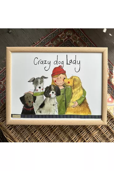Alex Clark Podstawka pod laptopa LP18 Crazy Dog Lady Psiara