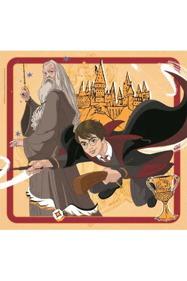 Puzzle 3x48 el. SuperColor. Harry Potter Clementoni