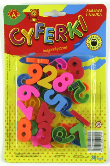 Cyferki magnetyczne - zabawka edukacyjna