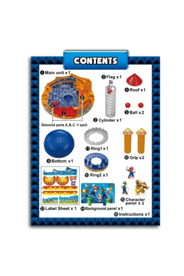 PROMO Super Mario Castle Land 07378 Epoch