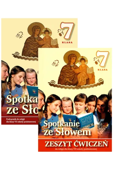 Spotkanie ze S�owem. Podr�cznik i zeszyt �wicze� do religii dla klasy VII szko�y podstawowej - Stanis�aw �abendowicz