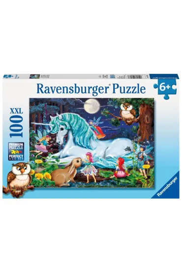 Puzzle 100 el. XXL W magicznym lesie Ravensburger