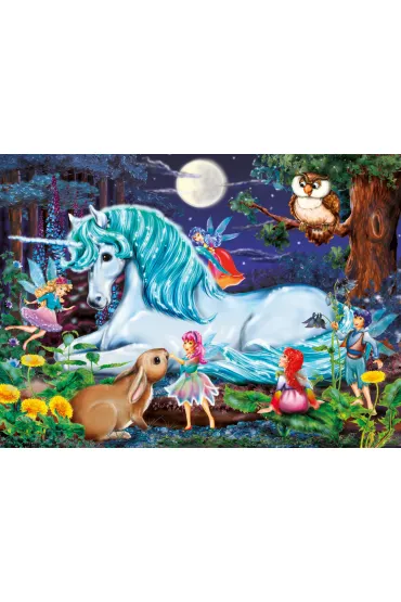 Puzzle 100 el. XXL W magicznym lesie Ravensburger