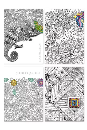 Zeszyty Secret garden A5 linia 60 kartek