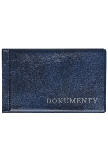 Ok�adka na dokumenty ma�e premium granat