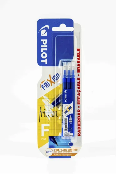 Wk�ad Frixion Ball Clicker 0,5 niebieski Pilot 3 szt.