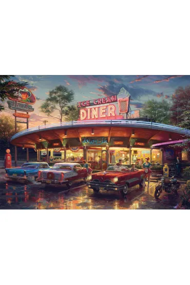 Puzzle 1000 Blend Cota Ameryka�ska restauracja Schmidt