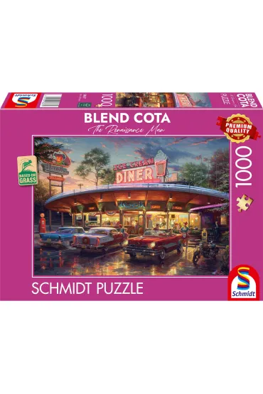 Puzzle 1000 Blend Cota Ameryka�ska restauracja Schmidt