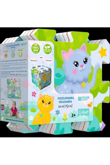 Puzzle Puzzlopianka Uk�adanka Kotki Psotki Trefl