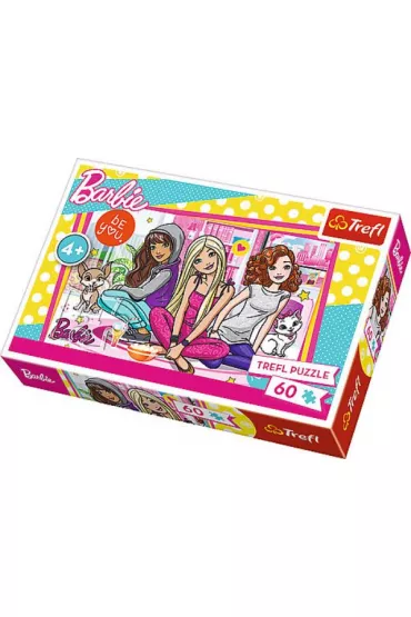 Puzzle 60 el. Barbie i Przyjaci�ki 17295 Trefl