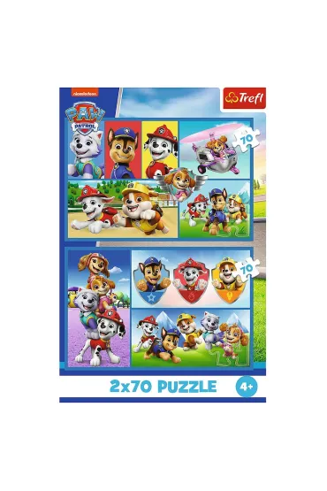 Puzzle 2x70 el. Psi Patrol rz�dzi Trefl