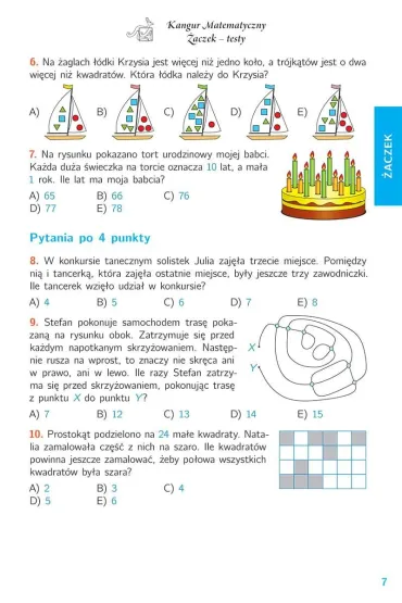 Matematyka z weso�ym kangurem. �aczek, maluch, beniamin. Suplement