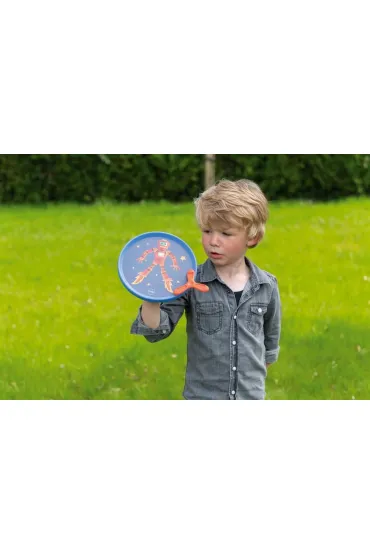Gra zr�czno�ciowa Paletki rzucaj i �ap Robot Scratch