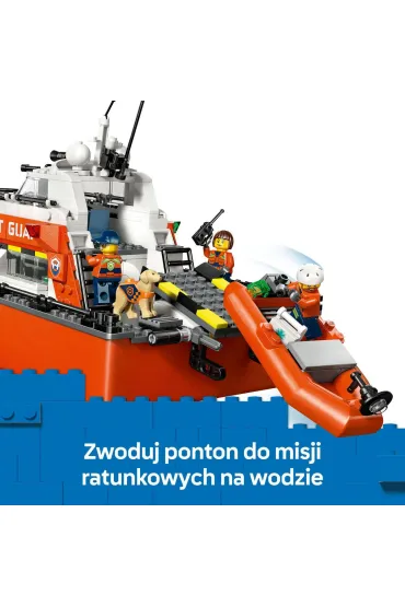 LEGO City ��d� ratunkowa i helikopter stra�y przybrze�nej 60504