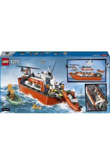 LEGO City ��d� ratunkowa i helikopter stra�y przybrze�nej 60504