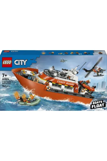 LEGO City ��d� ratunkowa i helikopter stra�y przybrze�nej 60504