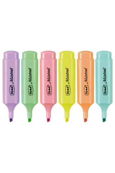 Toma Zakre�lacze Mistral Pastel 6 szt.